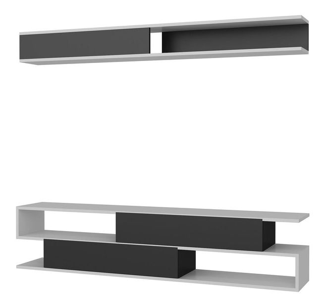 Mobilier living Simpsonic (Alb + Negru) 