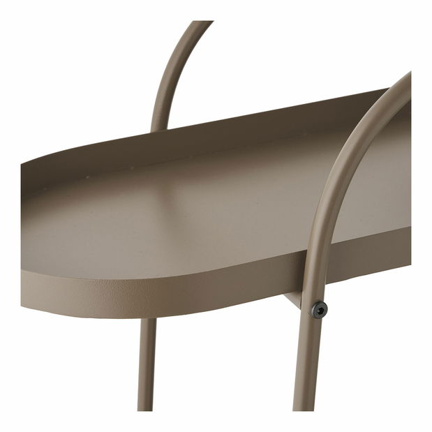 Príručný vozík Elveria (hnedá)