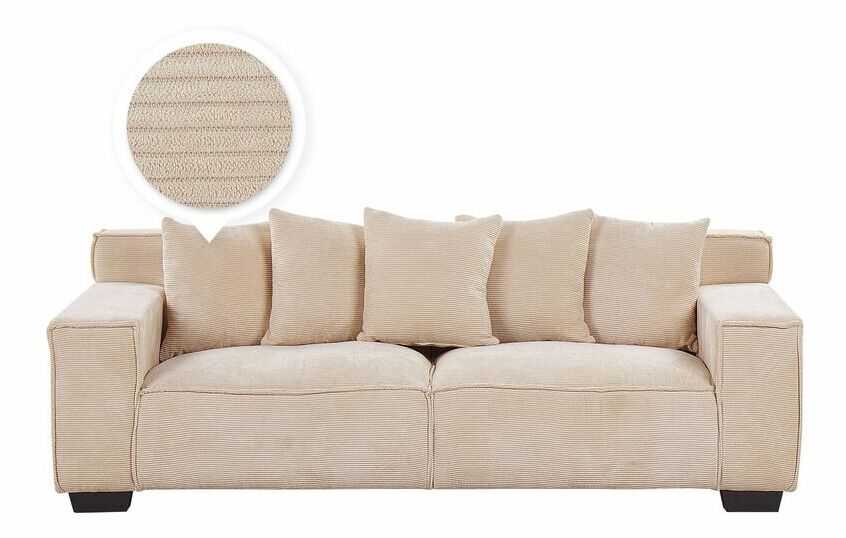Canapea trei locuri VASAN (bej)