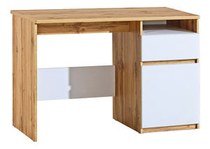 Masă PC Tip AR7 Alishia (alb + stejar wotan)