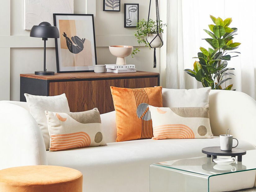 Vankúš na sedenie 50 x 50 x 20 cm Mellia (viacfarebná)