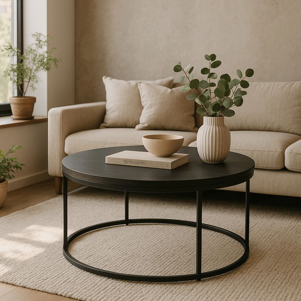 Dohányzóasztal Aparentar Max (fekete) 