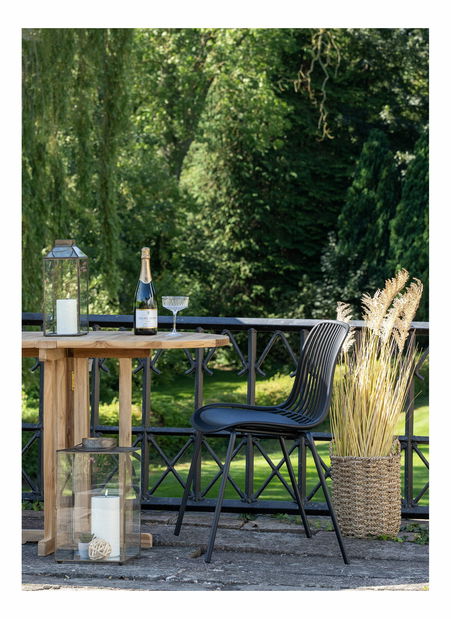 Záhradná stolička Badelia (čierna)