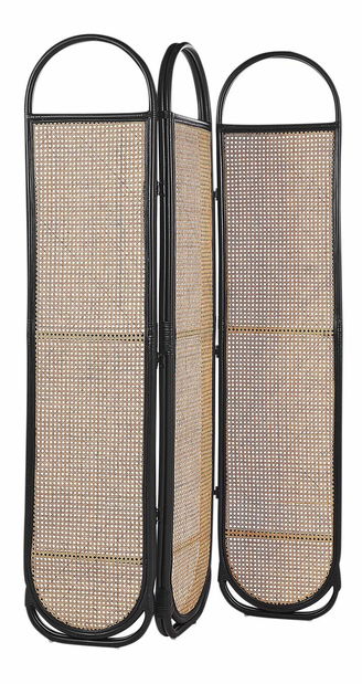 Paravan Chantall (natural + Negru)