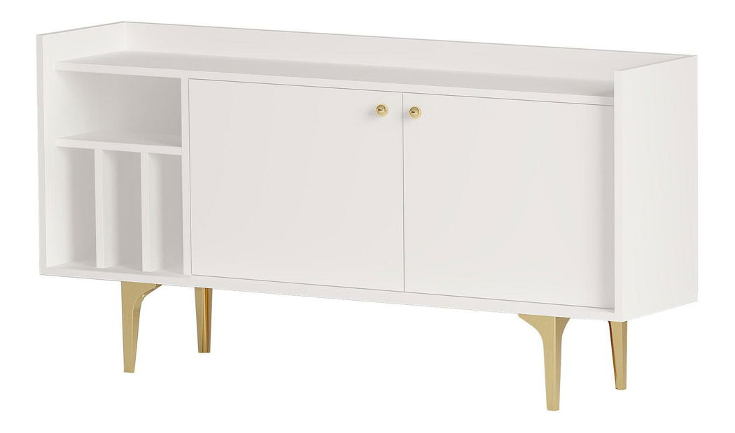 Skrinka Lipamo 7 (biela + zlatá) 