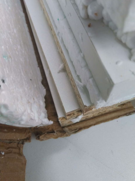 Namještaj za predsoblje Konkor 80 + 2 komada tapeciranih zidnih panela Pag 40x30 (bijela + tamnozelena) *outlet moguća oštećenja