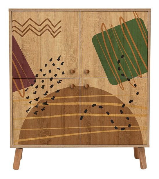 Előszoba Maluxe 986 (szonoma tölgy + kő)