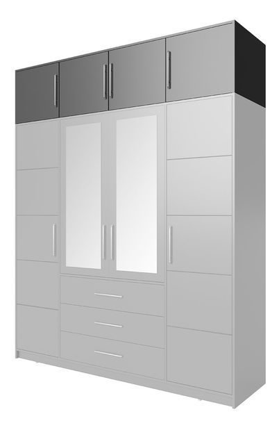 Nadogradnja za ormar za garderobu Mirjan Lily D4 (grafit) (rasprodaja)