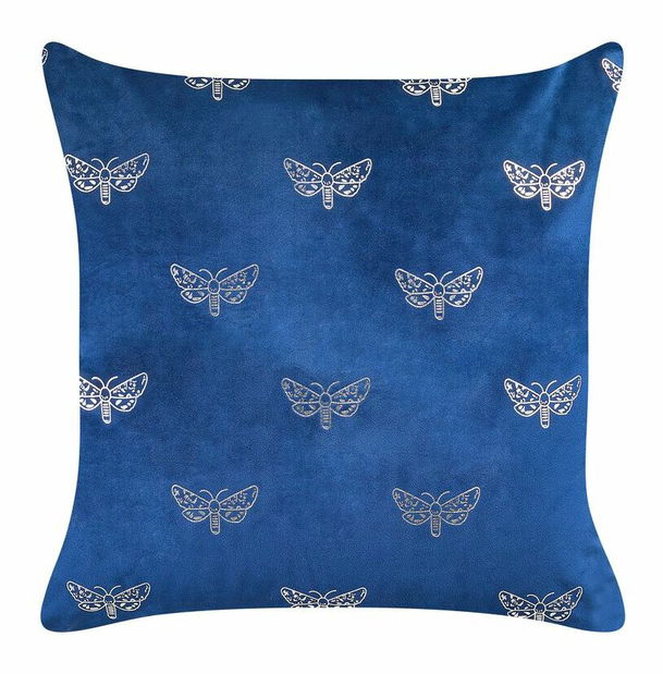 Set 2 buc perne decorative 45 x 45 cm Yuzza (albastru)