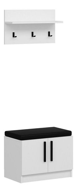 Predsieňová zostava Nemake 9 (biela) 