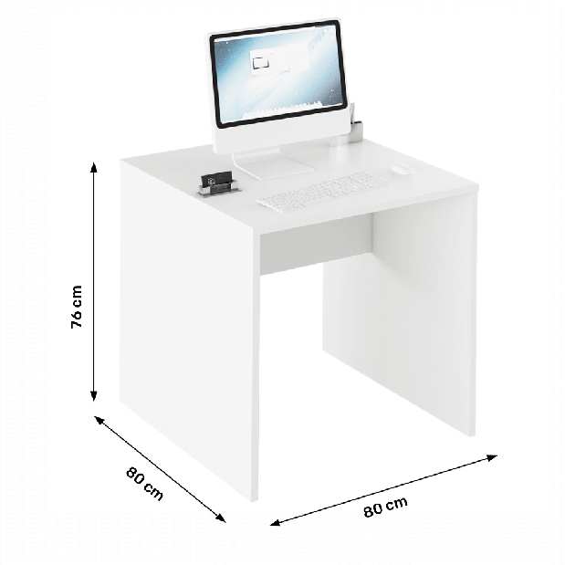 PC stolík typ 17 Rumia (biela)