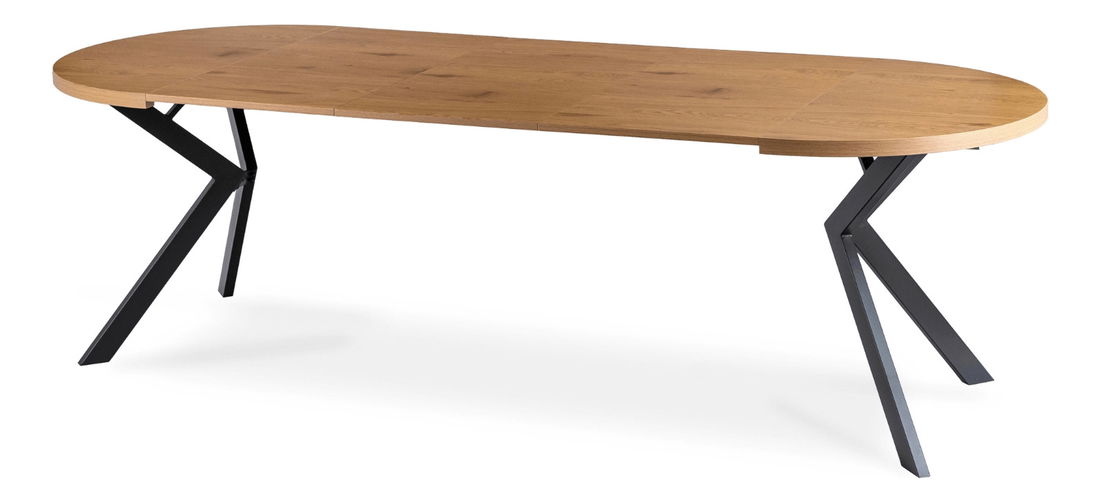 Blagovaonski stol na razvlačenje Lavar (hrast zlatni) (za 4-10 osoba)