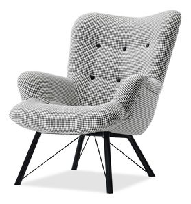 Fotoliu relax Dawntawn (alb + negru)