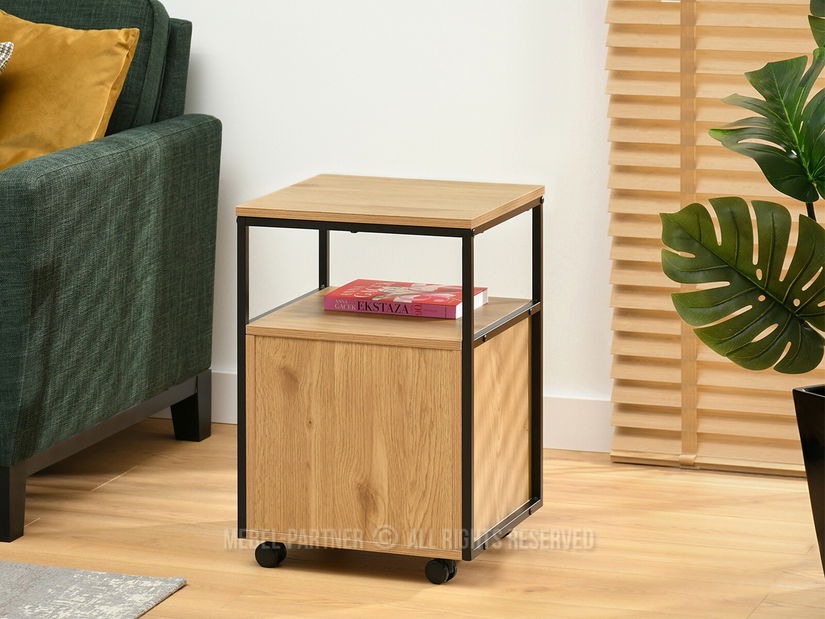 Szekrény Adlo (fekete tölgy + fekete)