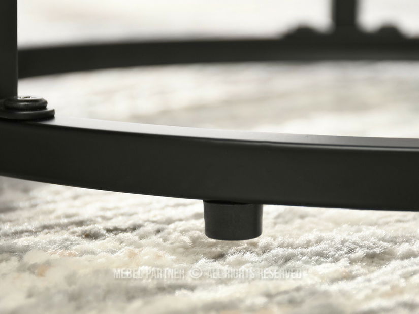 Dohányzóasztal Corden (beton + fekete)