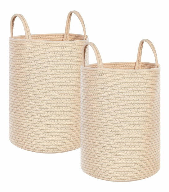 Set 2 buc coșuri depozitare Seaton (bej) 