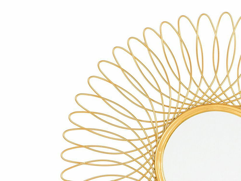 Nástenné zrkadlo Cash (zlatá)