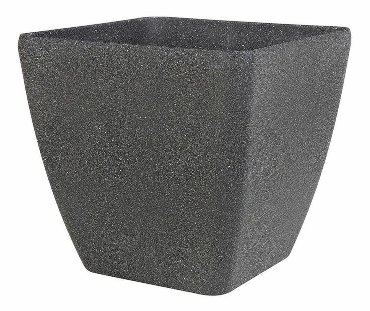 Virágtartó ZONS 49x49x49 cm (üveglaminált) (szürke)