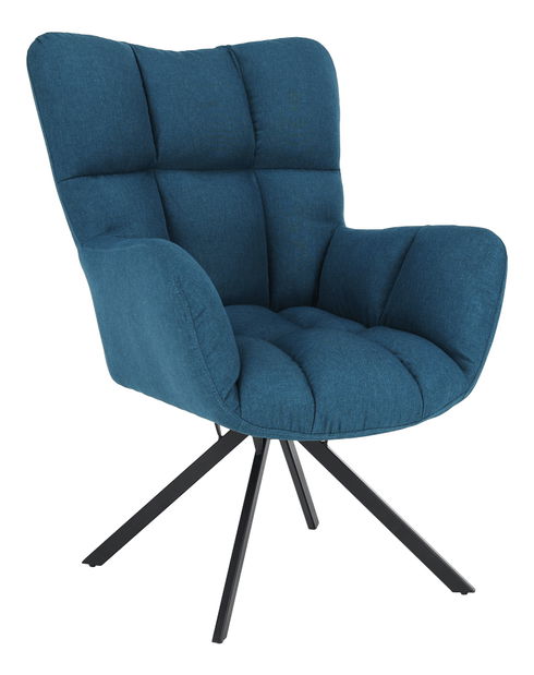 Dizajnerska fotelja Komand (petrolej)