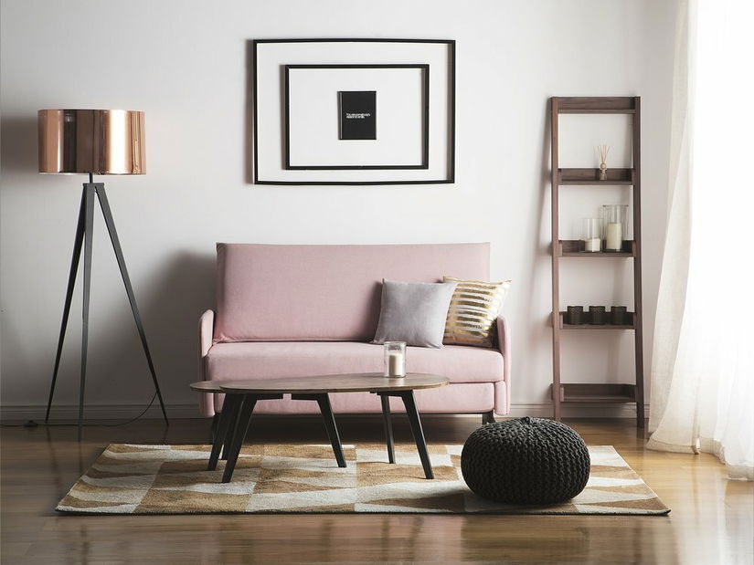 Koberec 140 cm Xan (zlatohnedá)