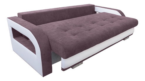 Canapea 3 locuri Nyssa (Roz + Alb)