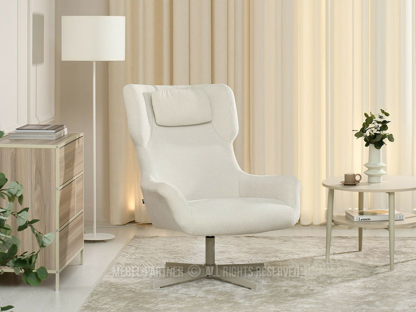 Fotoliu relax Irventendo (crem + bej)