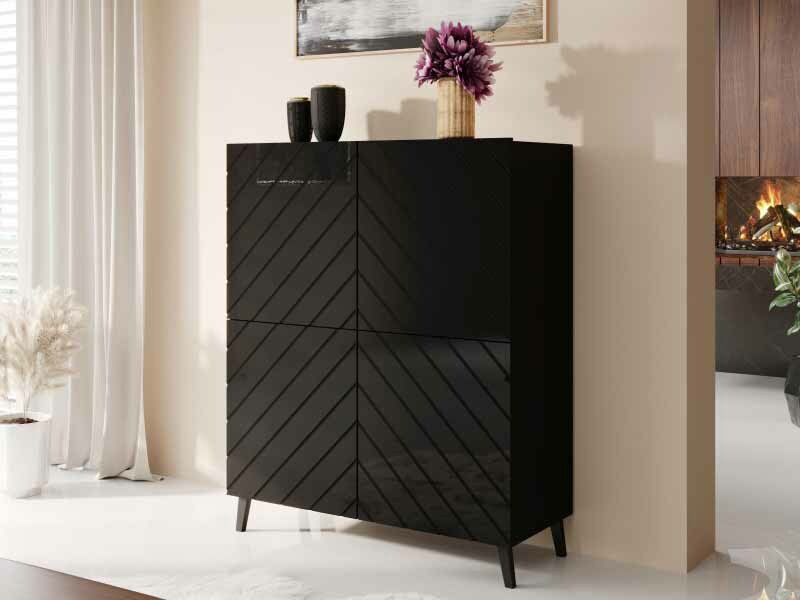 Komoda Alexander (crna)