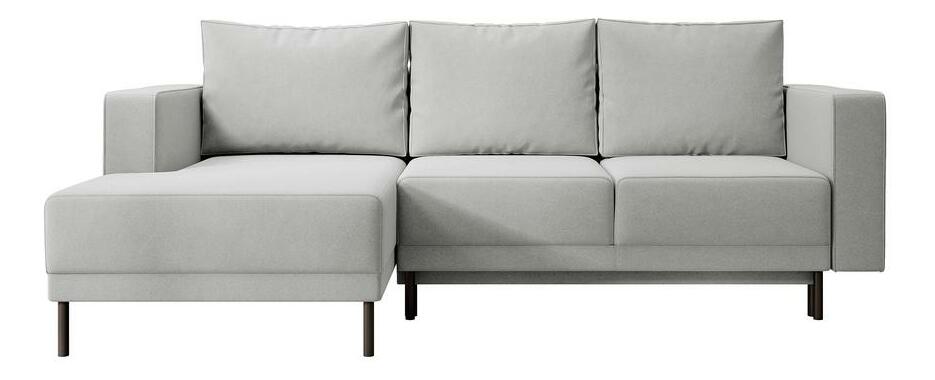 Sarokkanapé Rodriguez mini (B) (szürke + fekete) 