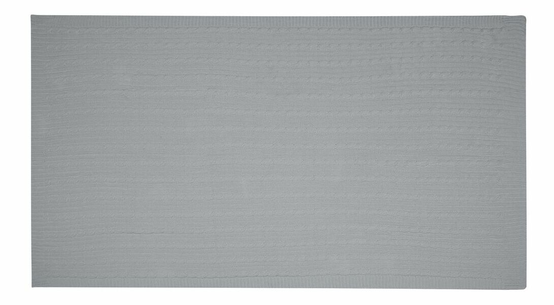 Deka 180x110 cm ANAMIS (textil) (sivá)