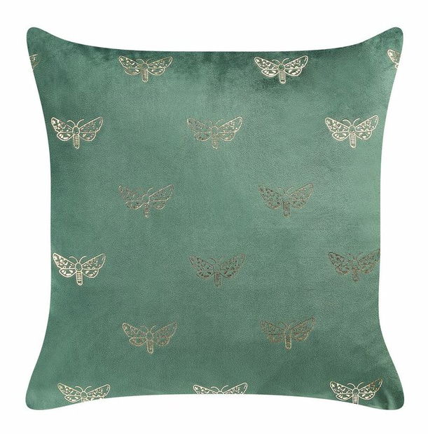 Sada 2 ozdobných vankúšov 45 x 45 cm Yuzza (zelená)