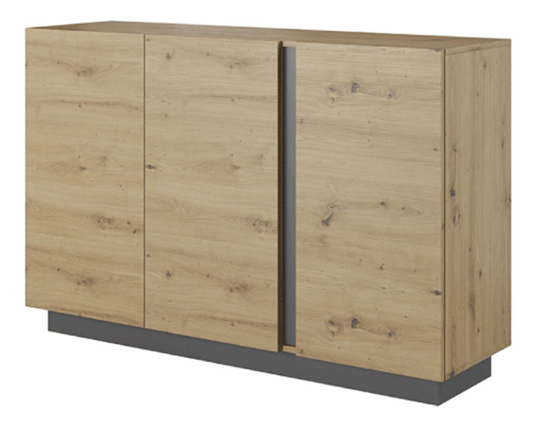 Szekrény City (Tölgy Artisan + Grafit) 