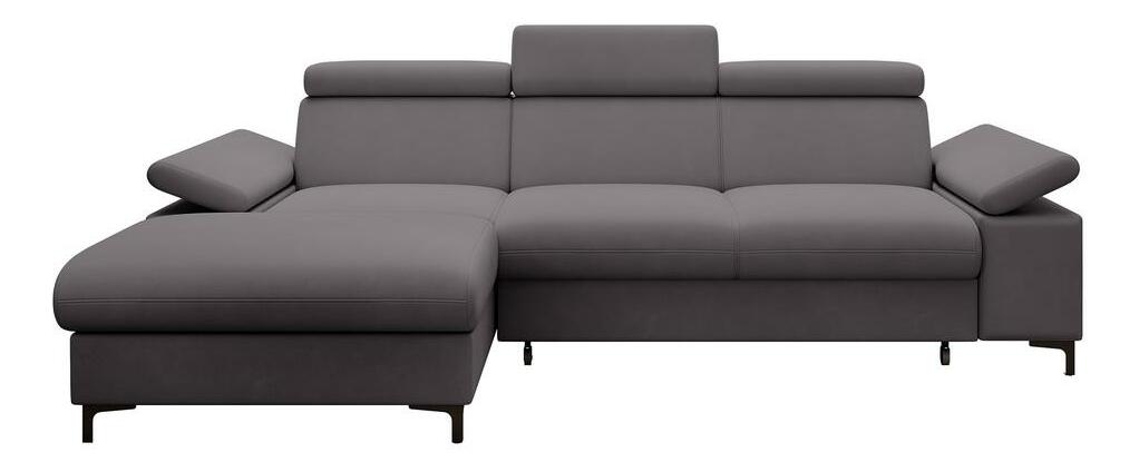 Colțar Miles (S) (gri + negru)