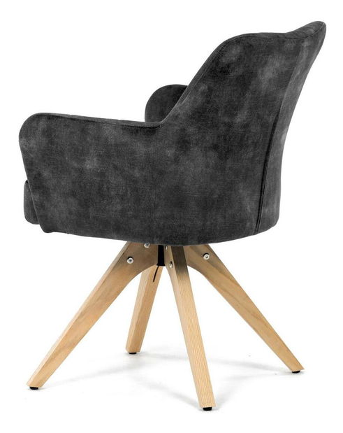 Jedálenská stolička Hegel (čierna)