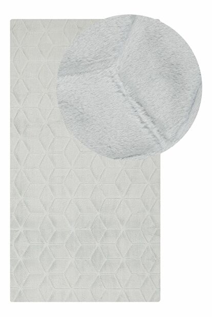 Tepih od umjetnog krzna 80 x 150 cm Thae (sivo-zelena)