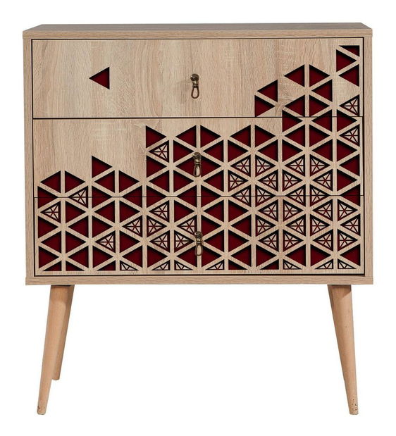 Comodă Troy 122 (Stejar sonoma)