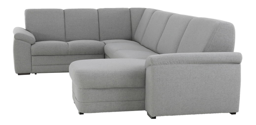 Rohová sedačka U Britella U (P) (sivá)