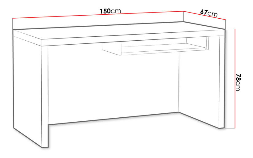 PC stolić Kella KL3 (tamna santana)