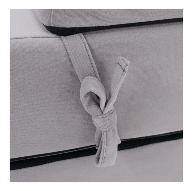 Fotoliu extensibil Viajado (gri deschis) 