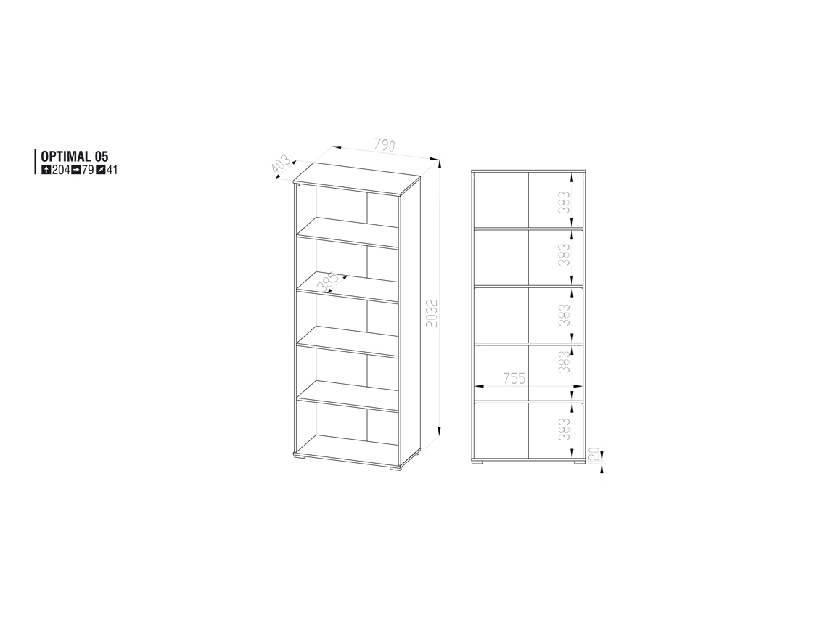 Regál Optimal 5