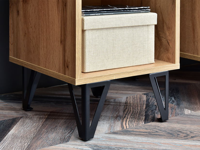 Nappali fal Subrayado 04 (tölgy + fekete)