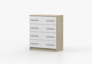 Komód Oleg III (fehér + sonoma tölgy)