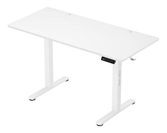 Elektricky nastaviteľný PC stolík Legend 7.0 (biela)