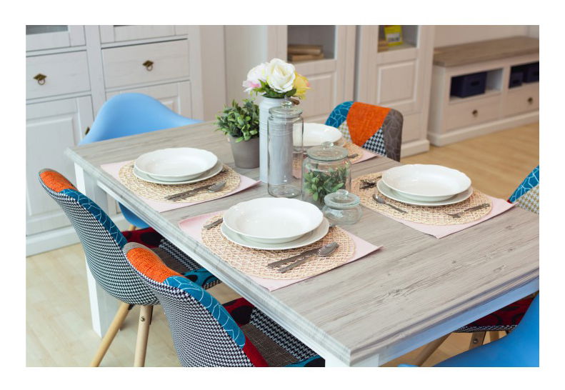 Masă de sufragerie Lunete LM 88 (pentru 6 până la 8 persoane)