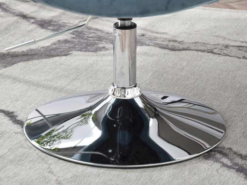 Kreslo Lush 3 (modrá + zlatá)