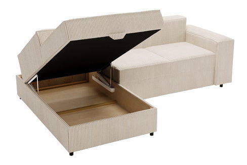 Sarokkanapé garnitúra Sokol L (vanília)