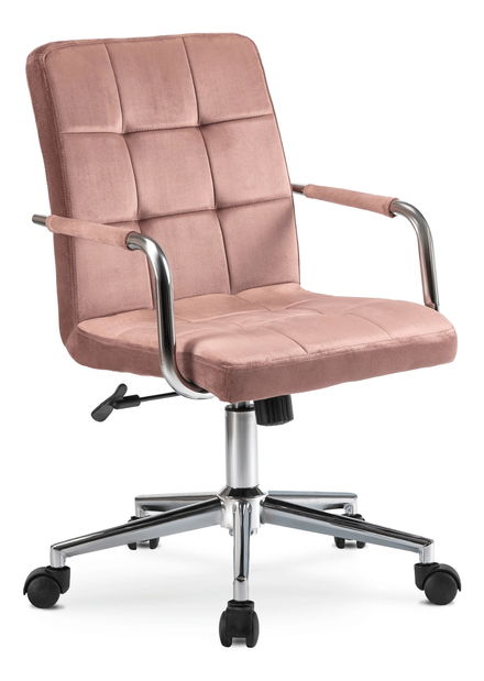 Detská otočná stolička Astronautic (ružový zamat) 