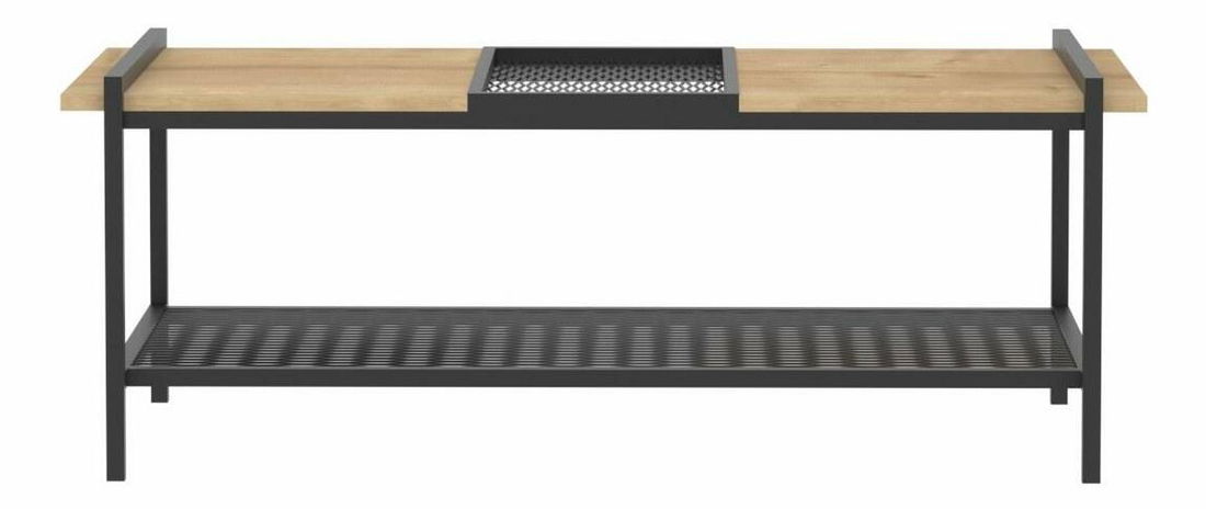 Măsuță de cafea Daluva (Nuc + negru) 