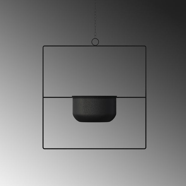 Vas decorativ Panjabi (Negru)