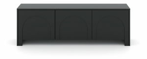 TV stolík/skrinka Arcana 3D (čierna)