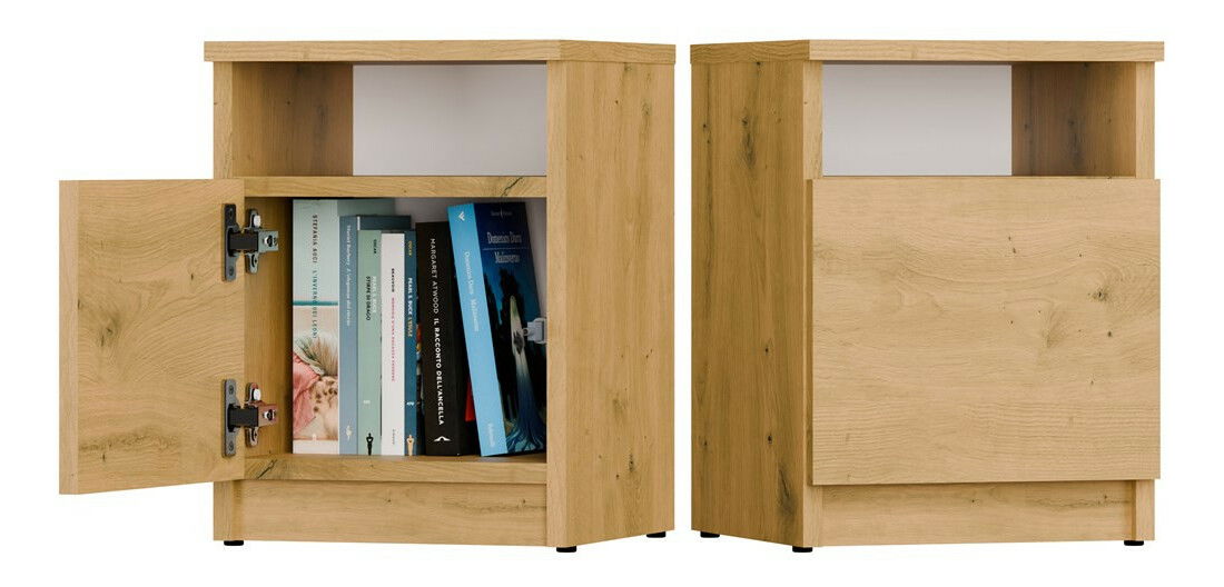 Noptieră Gustaban 2 (stejar artisan)